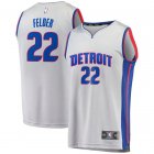 Camiseta Kay Felder 22 Detroit Pistons Statement Edition Gris Hombre
